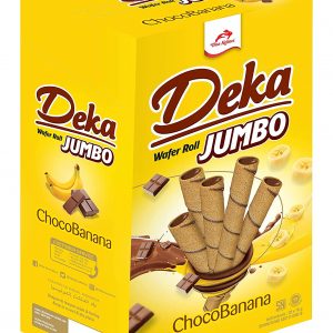 DEKA Wafer Roll Jumbo – Choco Banana 320gr